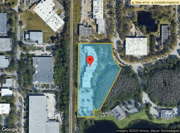  7920 Woodland Center Blvd, Tampa, FL Parcel Map