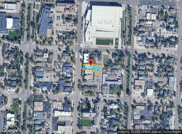  721 N Tejon St, Colorado Springs, CO Parcel Map