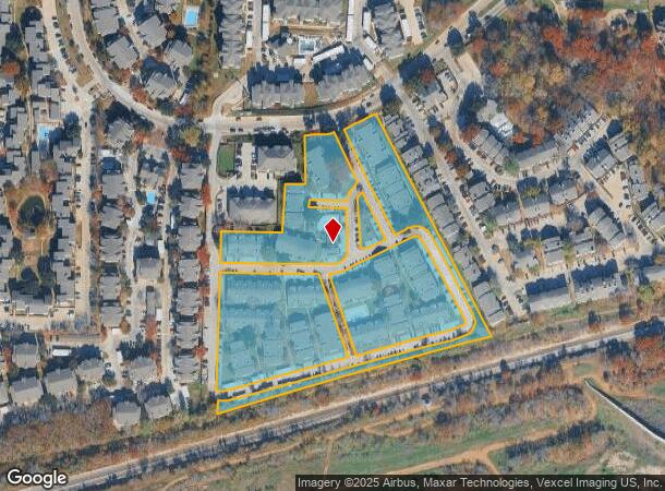  3750 Post Oak Blvd, Euless, TX Parcel Map