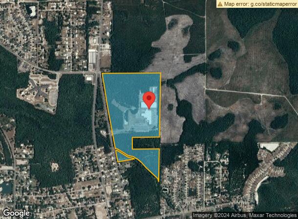  1 Sheriffs Office Dr, Macclenny, FL Parcel Map