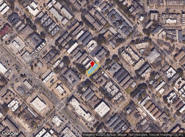  4202 Bowser Ave, Dallas, TX Parcel Map