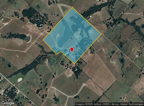  4812 Hartfield Rd, Round Top, TX Parcel Map