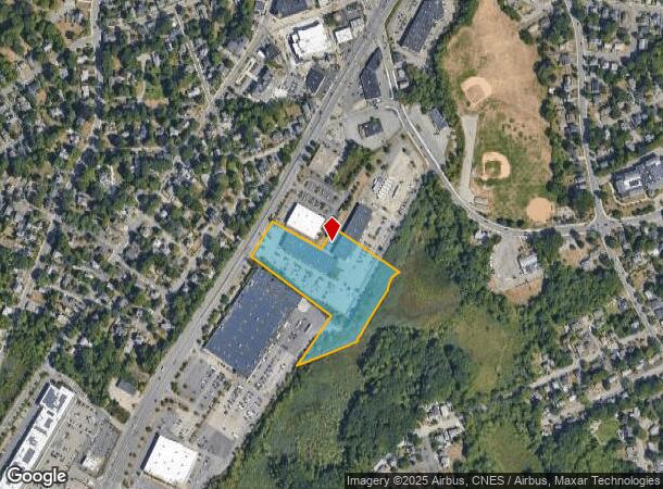  600 Providence Hwy, Dedham, MA Parcel Map