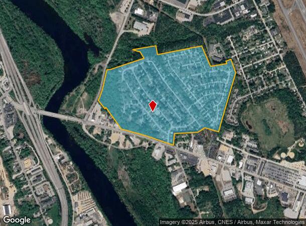 14 Crestwood Dr, Concord, NH Parcel Map