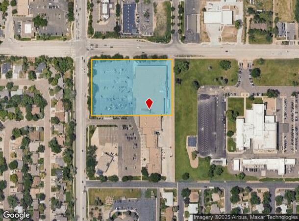 1632 Hover St, Longmont, CO Parcel Map