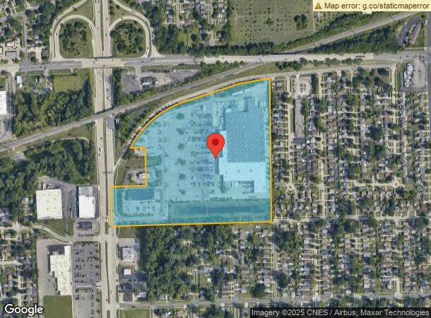  7555 Telegraph Rd, Taylor, MI Parcel Map