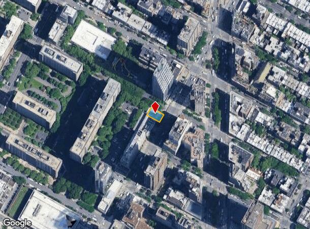 190 Amsterdam Ave, New York, NY Parcel Map