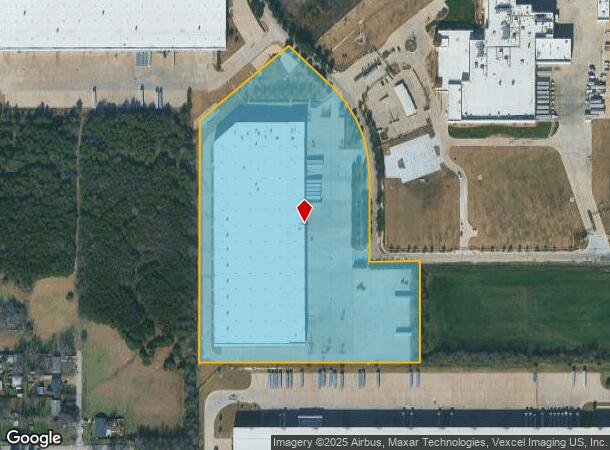  3901 Corporate, Lancaster, TX Parcel Map