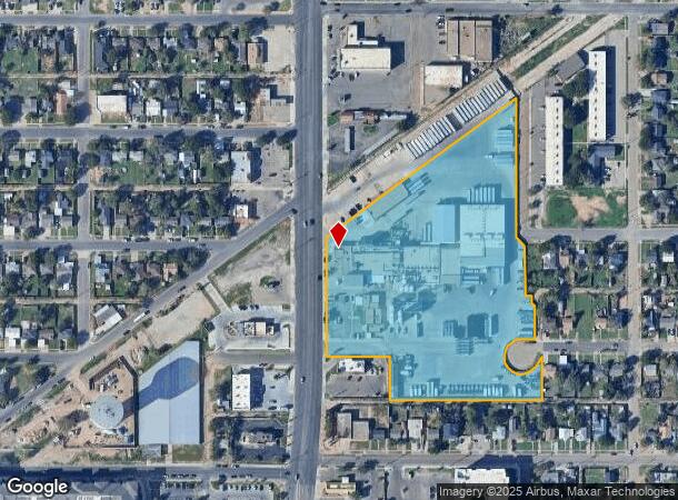  201 University Ave, Lubbock, TX Parcel Map