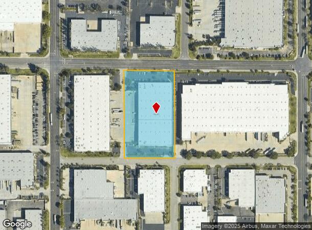  2850 E Cedar St, Ontario, CA Parcel Map