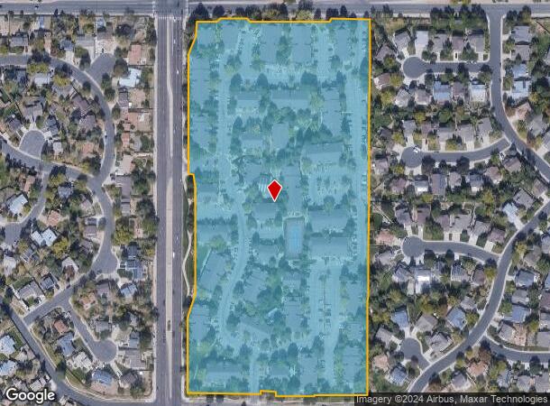  4404 S Hannibal Way, Aurora, CO Parcel Map