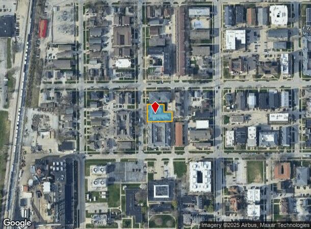  1004 S Locust St, Champaign, IL Parcel Map