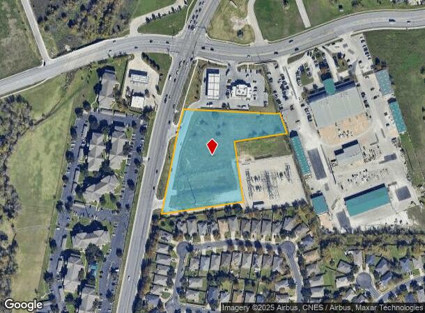  2951 N A W Grimes Blvd, Round Rock, TX Parcel Map