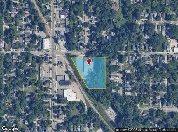  316 Bradford St Ne, Grand Rapids, MI Parcel Map