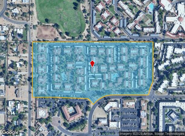  6980 E Sahuaro Dr, Scottsdale, AZ Parcel Map