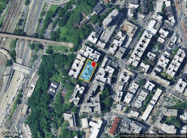 1343 Merriam Ave, Bronx, NY Parcel Map