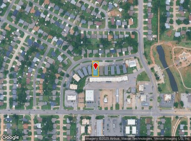  1424 N Norman Ave, Moore, OK Parcel Map