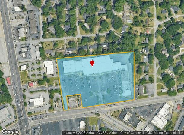  2435 E North St, Greenville, SC Parcel Map