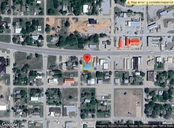  201 E Main St, Cushing, OK Parcel Map