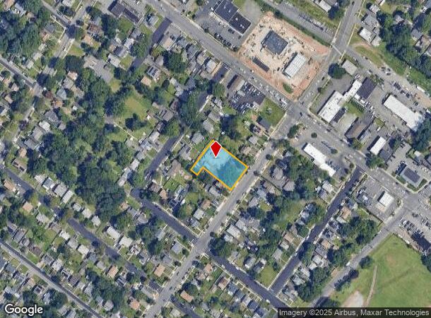  1447 E 2Nd St, Plainfield, NJ Parcel Map