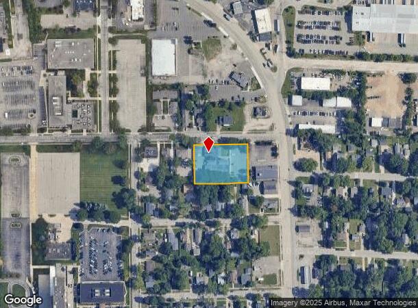  750 Towner St, Ypsilanti, MI Parcel Map