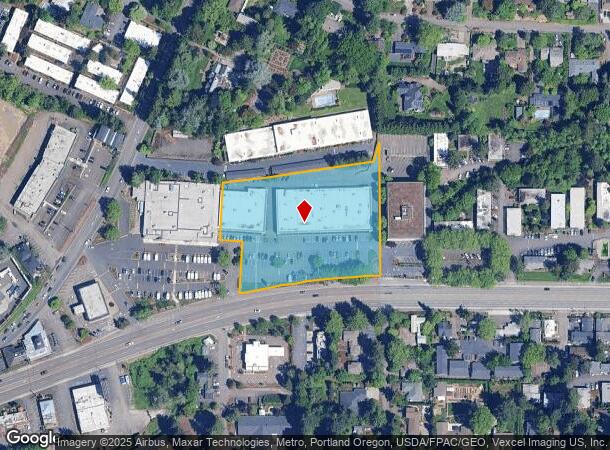  6521 Sw Beaverton Hillsdale Hwy, Portland, OR Parcel Map