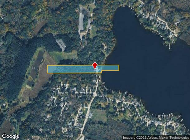  1571 Lake Dr, Hubertus, WI Parcel Map
