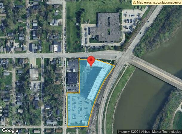  1717 W 10Th St, Indianapolis, IN Parcel Map