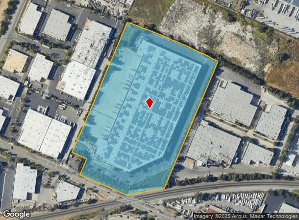  1351 Railroad St, Corona, CA Parcel Map