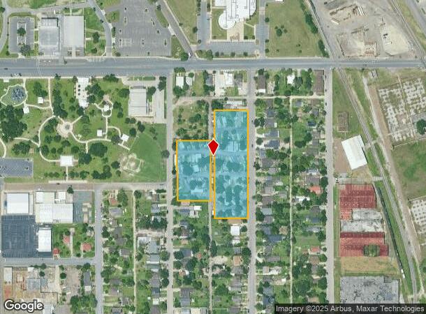  613 N Eye St, Harlingen, TX Parcel Map