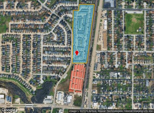 6728 Park Vista Blvd, Watauga, TX Parcel Map