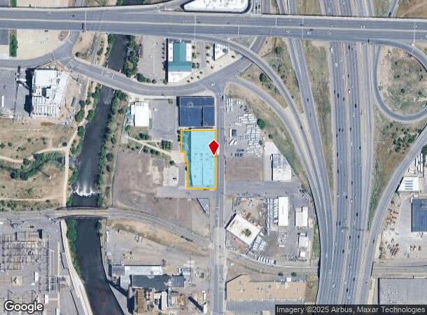  1401 Zuni St, Denver, CO Parcel Map