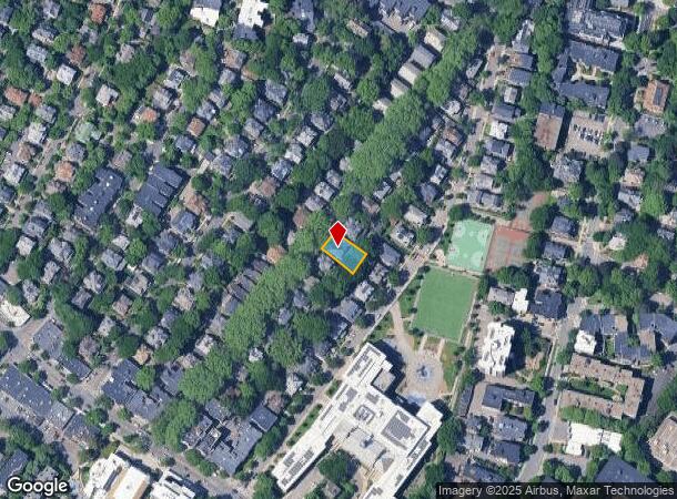 51 Beals St, Brookline, MA Parcel Map