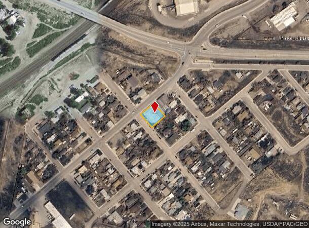  1330 W 2Nd St, Rock Springs, WY Parcel Map
