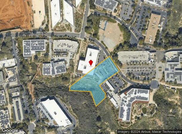  3115 Merryfield Row, San Diego, CA Parcel Map