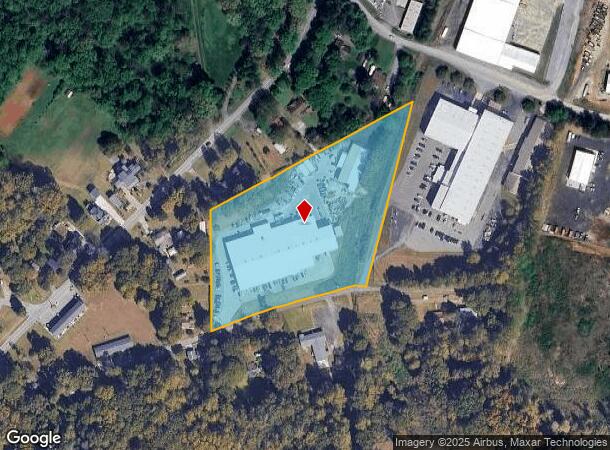  102 E Fields St, Dallas, NC Parcel Map