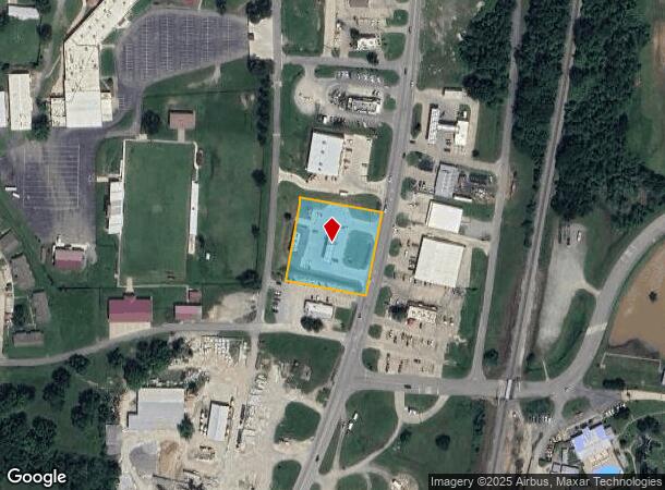 624 S Main St, Eufaula, OK Parcel Map