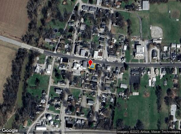  17 E Pearl St, Greens Fork, IN Parcel Map