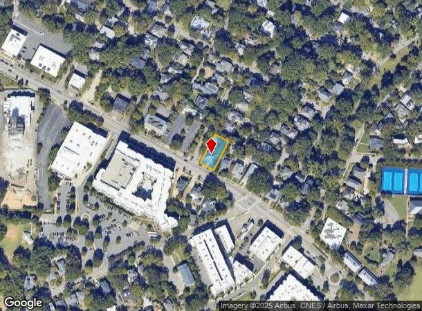  1410 Hillsborough St, Raleigh, NC Parcel Map