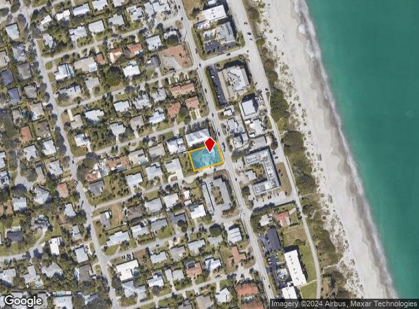  808 S Miramar Ave, Indialantic, FL Parcel Map