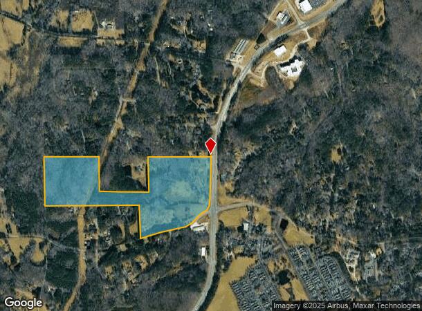 166 Sunny Acres, Pittsboro, NC Parcel Map