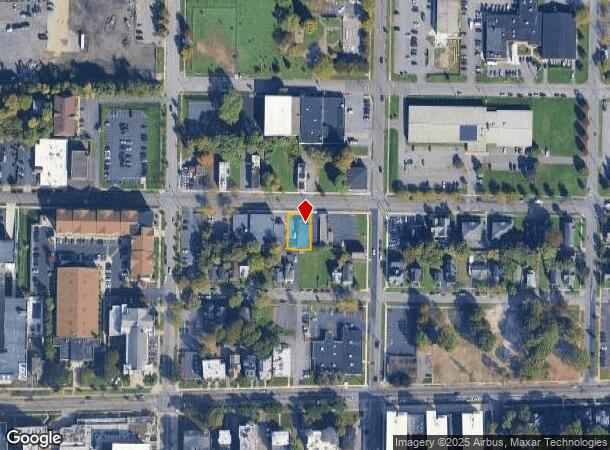  1120 E Fayette St, Syracuse, NY Parcel Map