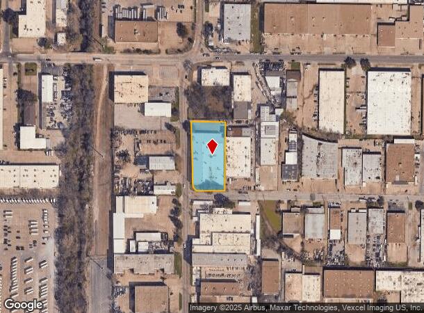  2605 Brenner Dr, Dallas, TX Parcel Map