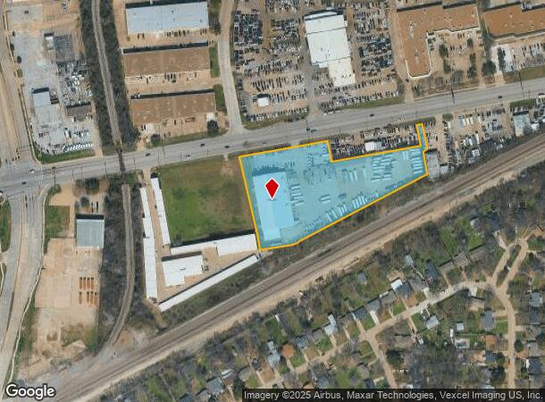  1900 E Division St, Arlington, TX Parcel Map