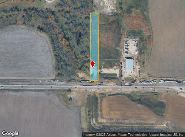 1530 W 1St St, Prosper, TX Parcel Map