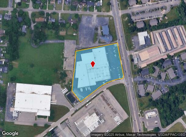  2121 Harshman Rd, Riverside, OH Parcel Map