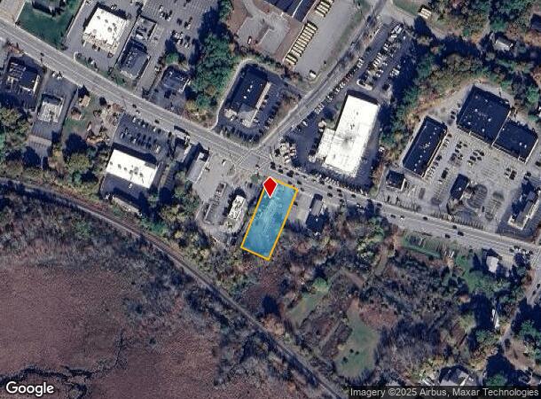 418 W Central St, Franklin, MA Parcel Map