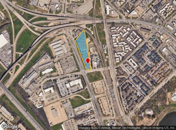  9808 Harry Hines Blvd, Dallas, TX Parcel Map