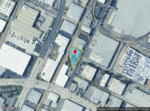 2165 Yates Ave, Commerce, CA Parcel Map