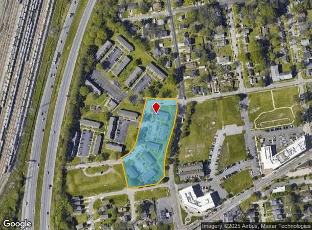  1 Grady Cres, Chesapeake, VA Parcel Map